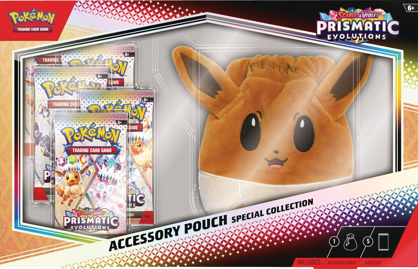 Pokémon TCG Scarlet & Violet Prismatic Evolutions Special Accessory Pouch Collection
