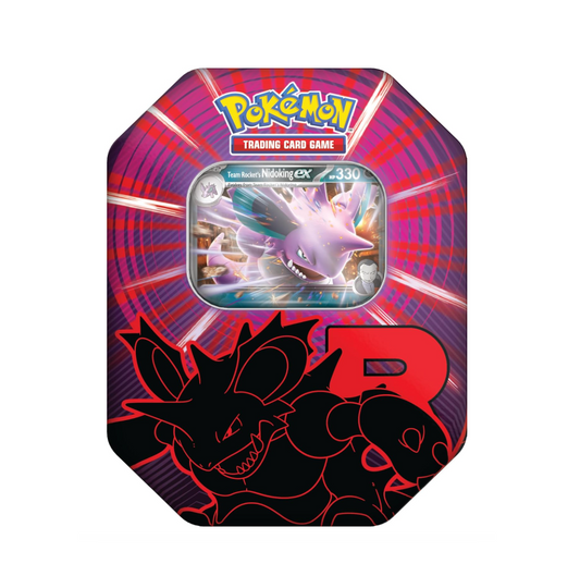 Pokémon TCG Scarlet & Violet 10 Destined Rivals Team Rocket Tin - Nidoking ex