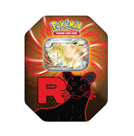 Pokémon TCG Scarlet & Violet 10 Destined Rivals Team Rocket Tin - Persian ex