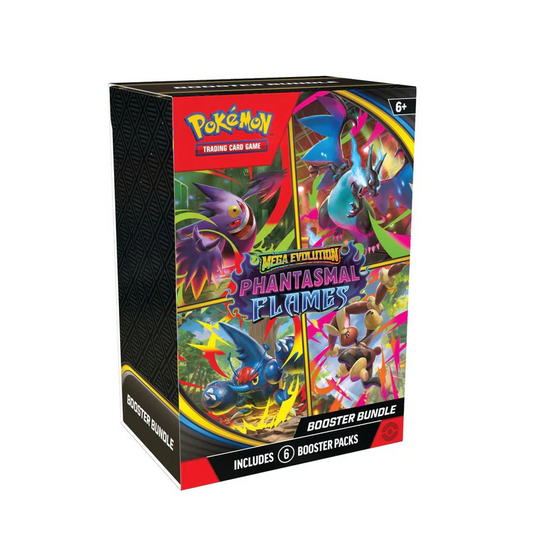 Pokémon TCG Mega Evolution 2 Phantasmal Flames Booster Bundle 6 Packs