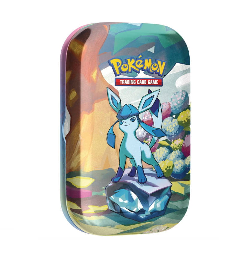 Pokémon TCG Scarlet & Violet Prismatic Evolutions Mini Tin – Glaceon